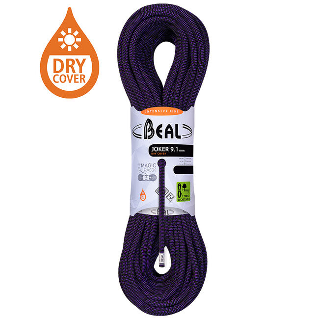Beal Joker corda da arrampicata dinamica Unicore 9,1 mm 80 m, viola