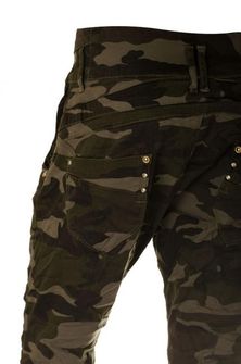 Garment pantaloni da donna a vita bassa, woodland