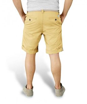 Surplus Chino pantaloncini, giallo chiaro