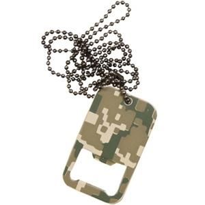 Mil-Tec, Dog-Tag targhette per cani, apribottiglie