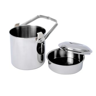 BasicNature Billy Can Pentola in acciaio inox 2 l