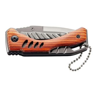 Coltello Herbertz a una mano 7 cm, titanio e legno di Cocobolo