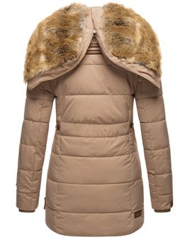 Marikoo LIEBLINGS JACKE Giacca invernale da donna con cappuccio, taupe