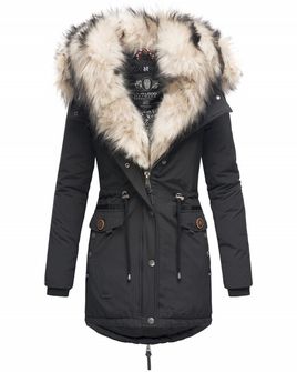 Navahoo SWEETY giacca invernale da donna con cappuccio, nero