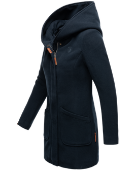 Marikoo MAIKOO Cappotto invernale da donna con cappuccio, blu scuro