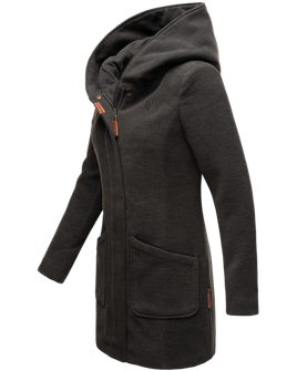 Marikoo MAIKOO Cappotto invernale da donna con cappuccio, antracite mel