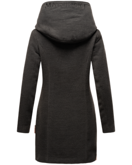 Marikoo MAIKOO Cappotto invernale da donna con cappuccio, antracite mel