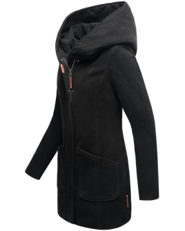 Marikoo MAIKOO Cappotto invernale da donna con cappuccio, rosso