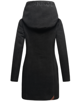 Marikoo MAIKOO Cappotto invernale da donna con cappuccio, rosso