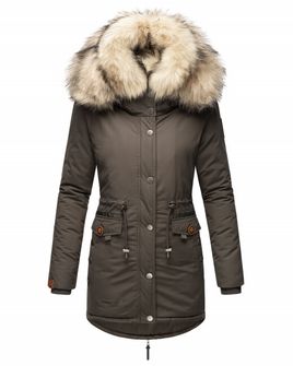 Navahoo SWEETY giacca invernale da donna con cappuccio, antracite