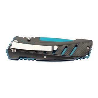 Coltello Herbertz a una mano 9,5 cm, plastica, nero-blu