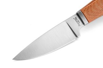 Lionsteel Coltello a lama fissa con manico in micarta, verde WILLY WL1 CVN