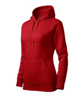 Felpa con cappuccio da donna Malfini Cape, rosso