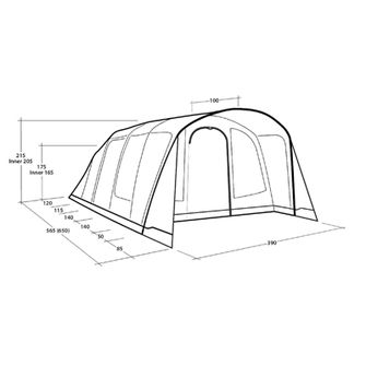 Tenda Outwell Moonhill 6 Air per 6 persone