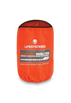 Lifesystems Ultralight Survival Shelter 2 Rifugio impermeabile ultraleggero per 2 persone 140 x 90 x45 cm