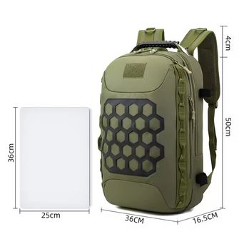 DRAGOWA TACTICAL Zaino tattico Lima, verde