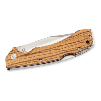 Coltello multiuso Herbertz 9 cm, legno Zebrano