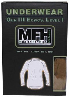 MFH maglia termica da uomo, nero livello 1