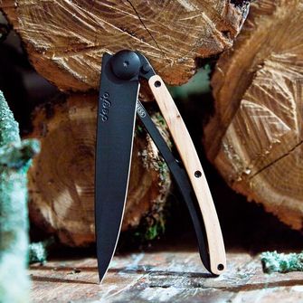 Coltello di chiusura Deejo in legno di ginepro