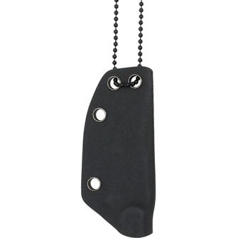 BlackField, coltello da collo, nero, 12,5 cm