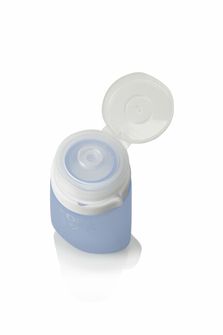 humangear GoToob+ Contenitore per liquidi in silicone 100 ml blu