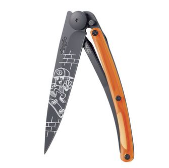 Deejo chiusura coltello Street collezione nero arancio Skate