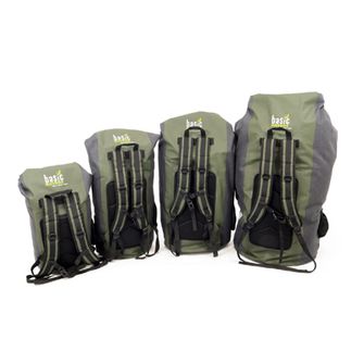 BasicNature Borsa impermeabile 35 L grigio-verde