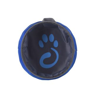 Mountain Paws Ciotola per cani, pieghevole S blu