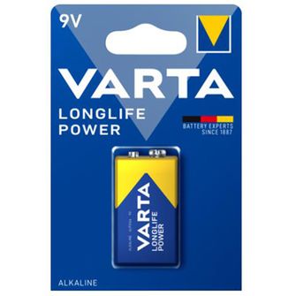 Batteria Varta Longlife Power 9V blocco 1 pezzo