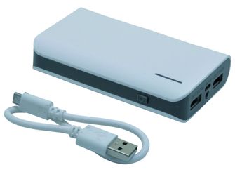 Baladeo PLR904 powerbank S6600 2xUSB, bianco