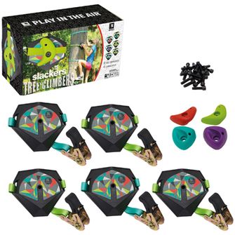 Kit di arrampicata sugli alberi Ninja Treeclimbers di Slackers