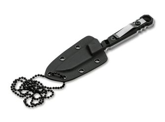 Coltello da collo Böker con catena e fodero, 5,8 cm, nero