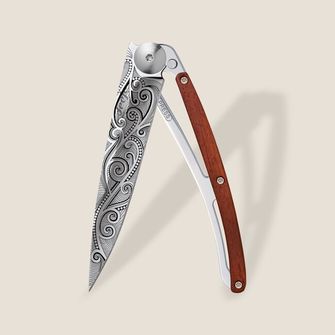 Coltello Deejo chiusura Tattoo Specchio coralwood Pacific