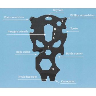 Multiutensile ROXON, 9 in 1, nero