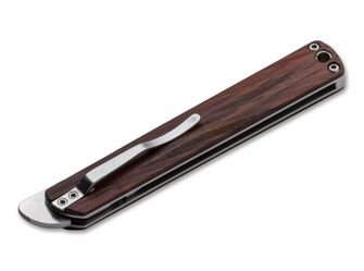 Böker Plus Wasabi Cocobolo, coltello da tasca per chiusura, 7,2 cm, in legno