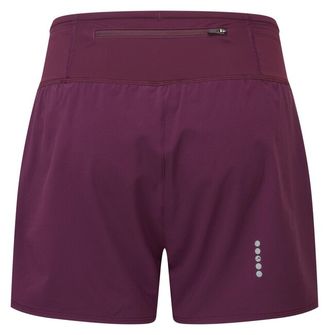 Pantaloni corti Montane Slipstream 4 da donna, bordeaux