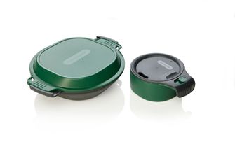 humangear GoKit Lunchbox, Verde carbone Deluxe