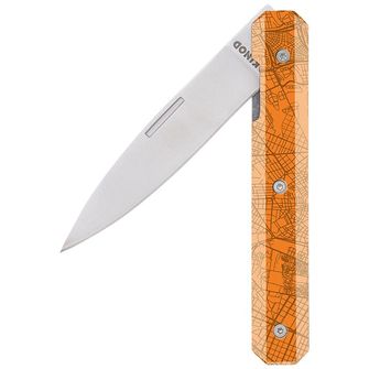 Akinod A03M00016 coltello tascabile 18h07, arancione centro città