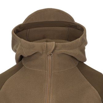 Felpa con cappuccio in pile Helikon-Tex Cumulus da donna, verde taiga