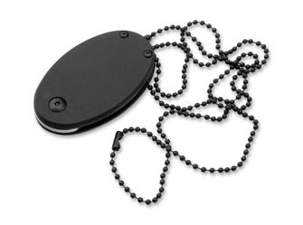 Coltello tascabile Böker con catena, G10, 3,6 cm, nero