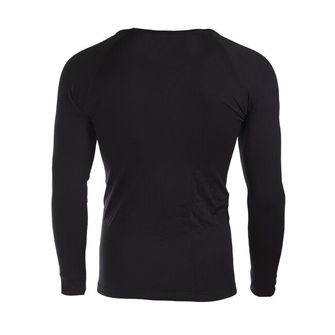 Mil-Tec CAMICIA SPORTIVA A MANICHE LUNGHE, NERO