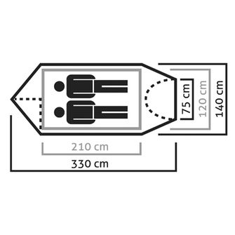 Tenda Salewa Sierra Leone per 2 persone