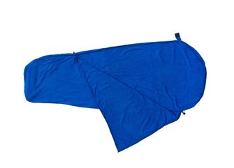 Origin Outdoors Fodera per sacco a pelo in pile a forma di mummia Blu Reale