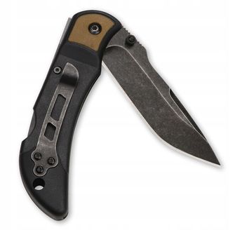 Outdoor Edge Chasm, coltello tascabile 8,4 cm, nero-marrone