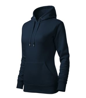 Felpa con cappuccio da donna Malfini Cape, blu scuro