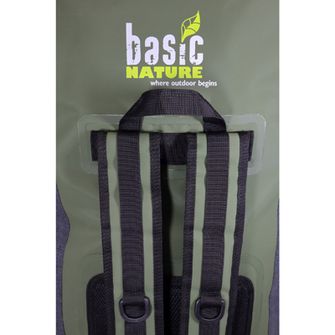 BasicNature Borsa impermeabile 90 L grigio-verde