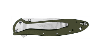 Coltello Kershaw LEEK - OLIVE 7,6 cm, verde oliva, alluminio