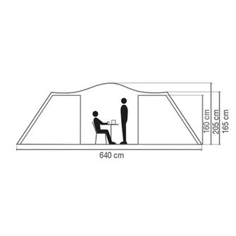 Tenda Coleman Ridgeline 6 plus per 6 persone