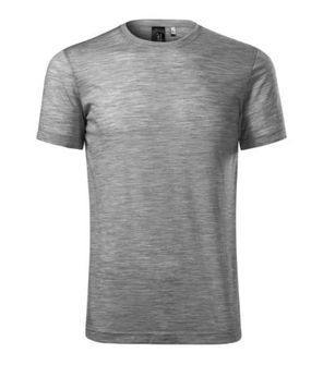 T-shirt corta da uomo Malfini Merino Rise, grigio scuro