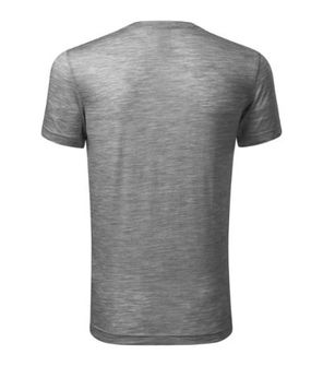 T-shirt corta da uomo Malfini Merino Rise, grigio scuro